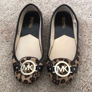 Michael Kors Leopard Print Folton Flats